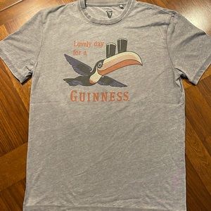 NEVER WORN MEN'S LUCKY BRAND GUINNESS TEE - LOVELY DAY FOR A GUINNESS - SIZE S
